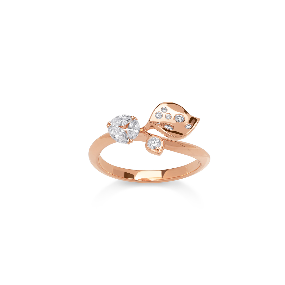STENZHORN 18K GOLD DIAMOND RING
