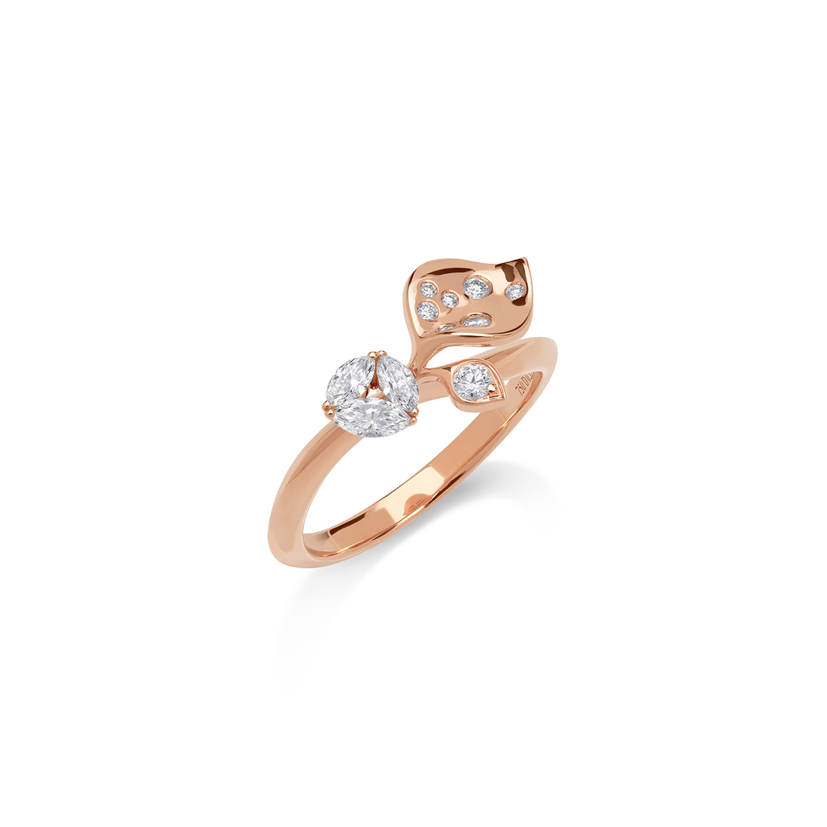 STENZHORN 18K GOLD DIAMOND RING