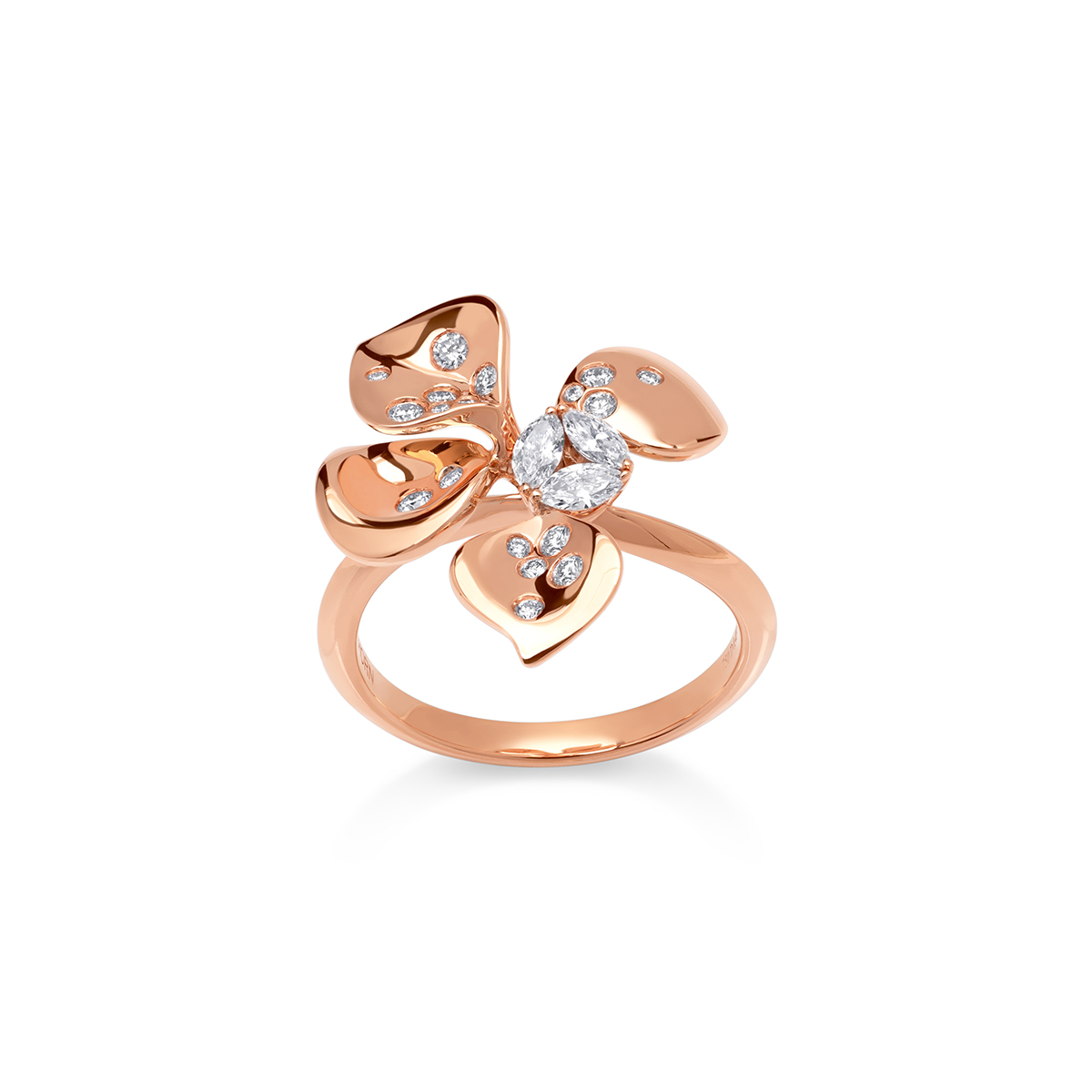 STENZHORN 18K GOLD DIAMOND RING