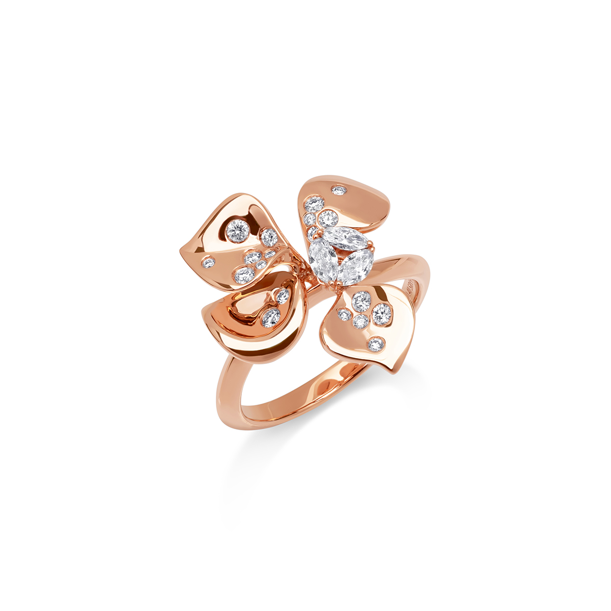 STENZHORN 18K GOLD DIAMOND RING