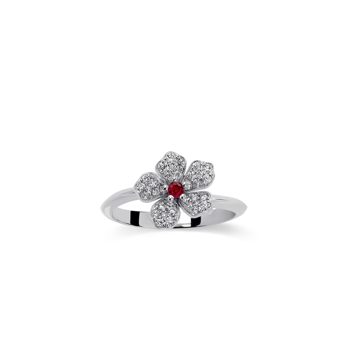 STENZHORN 18K GOLD RUBY RING