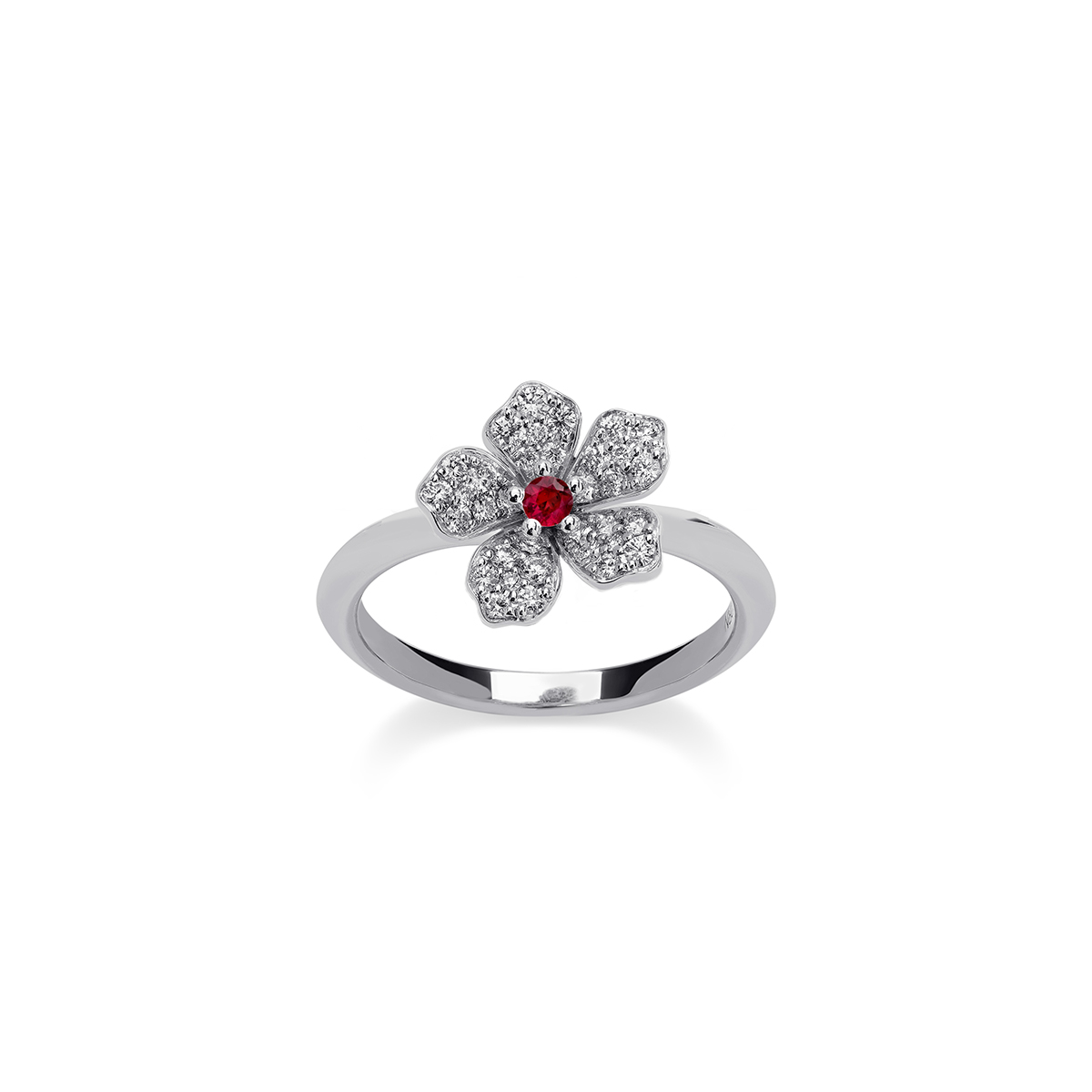 STENZHORN 18K GOLD RUBY RING