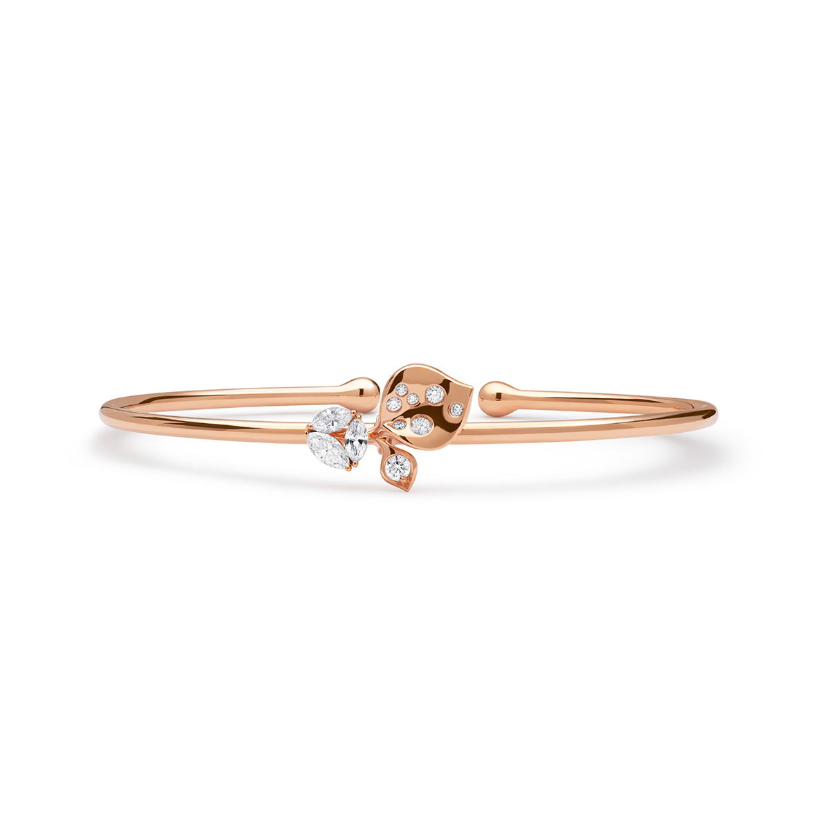 STENZHORN 18K GOLD DIAMOND BANGLE