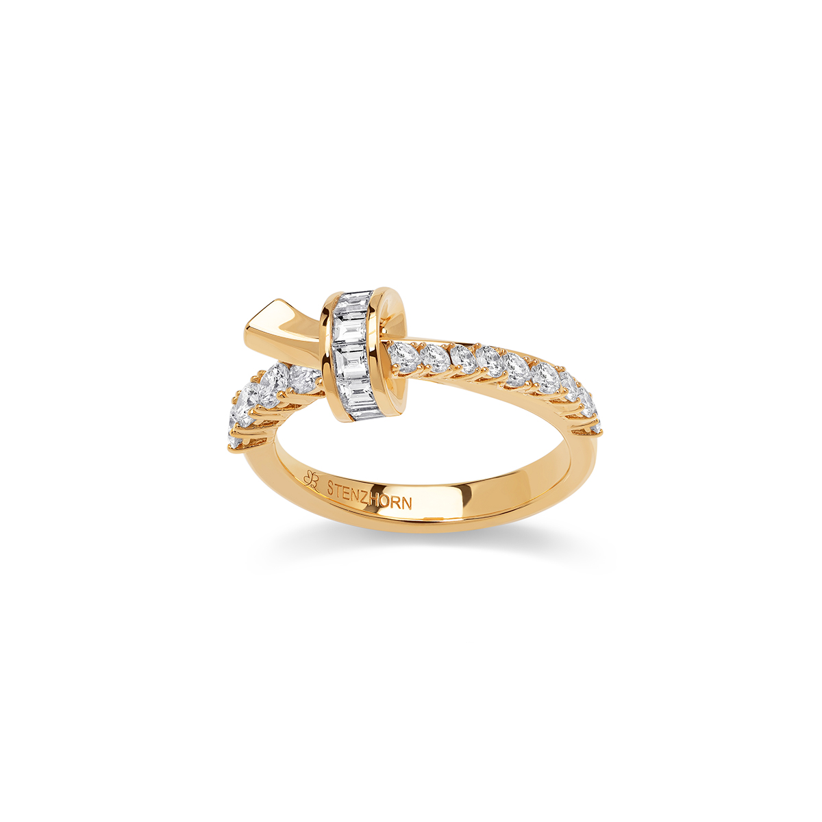 STENZHORN 18K GOLD DIAMOND RING