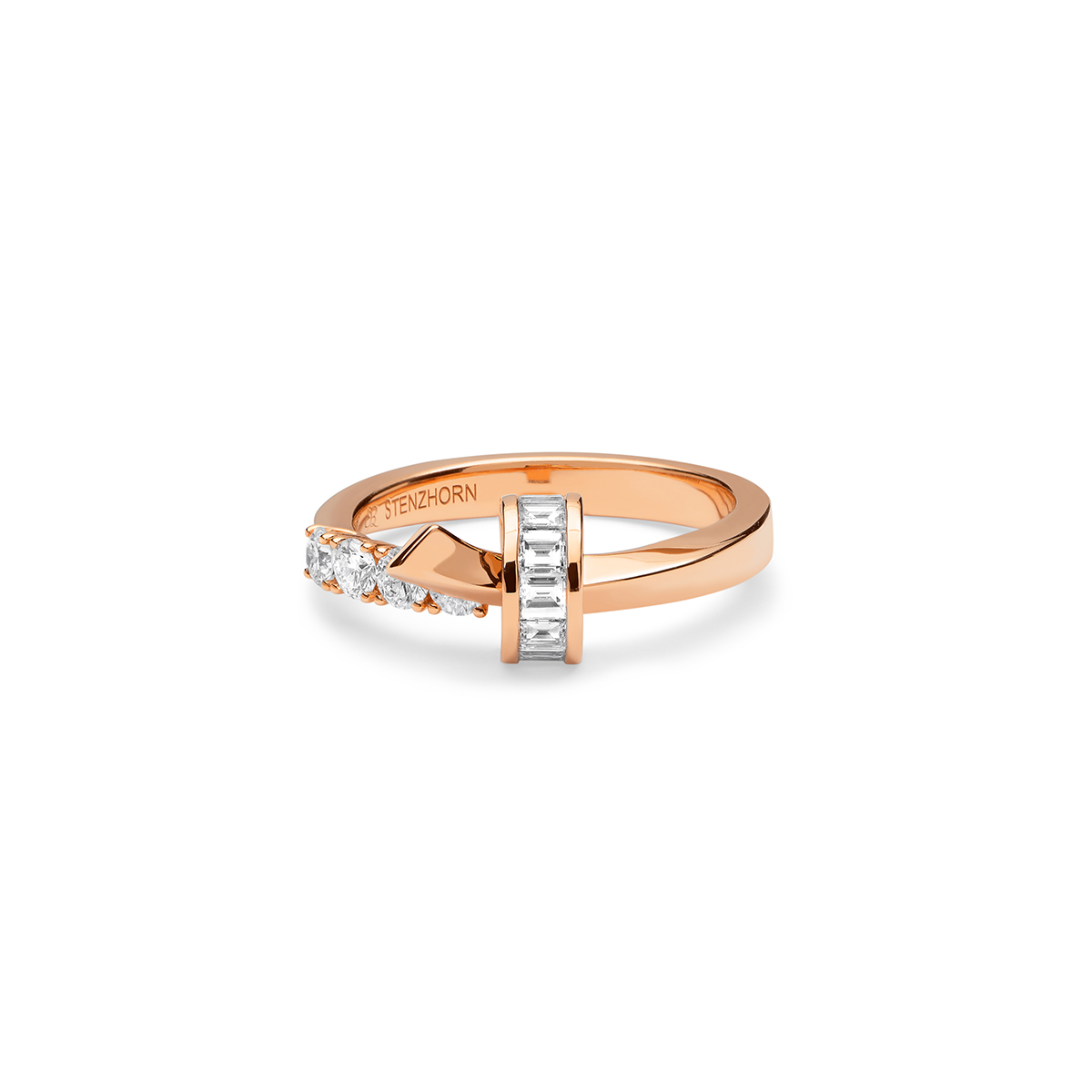 STENZHORN 18K GOLD DIAMOND RING