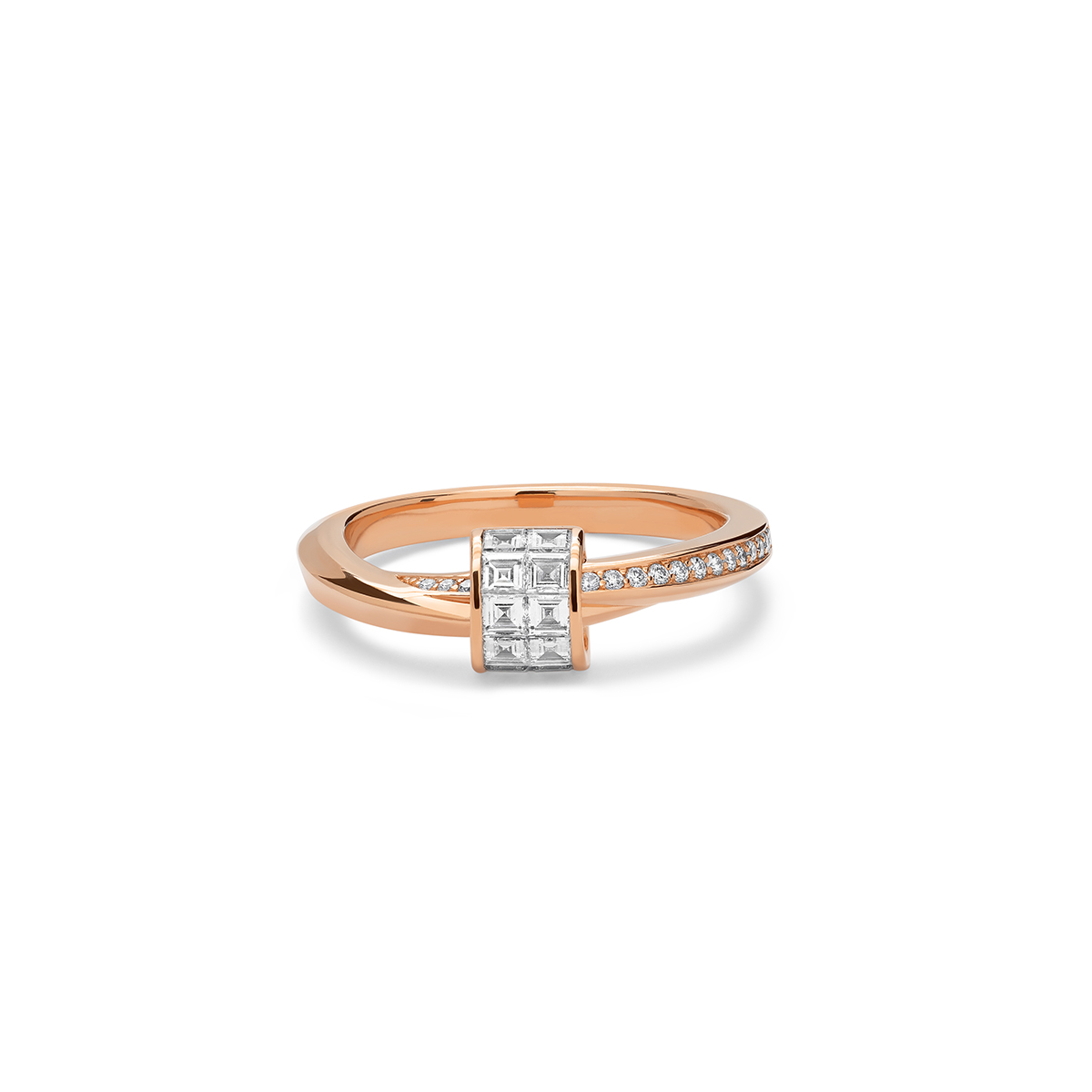 STENZHORN 18K GOLD DIAMOND RING