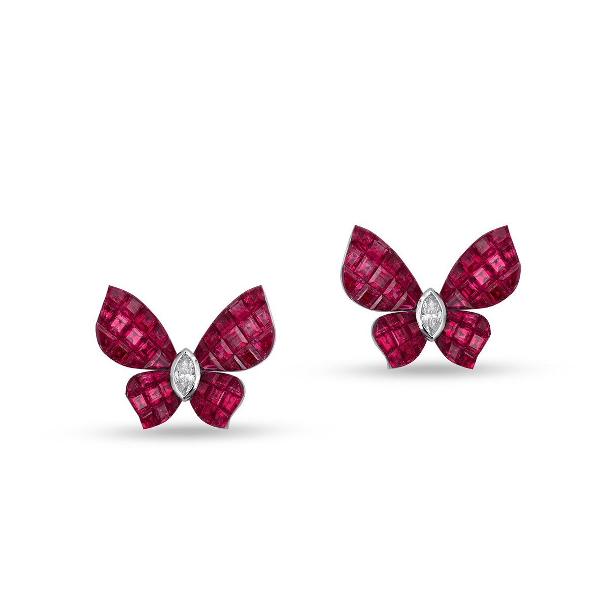 STENZHORN 18K GOLD RUBY EARRING