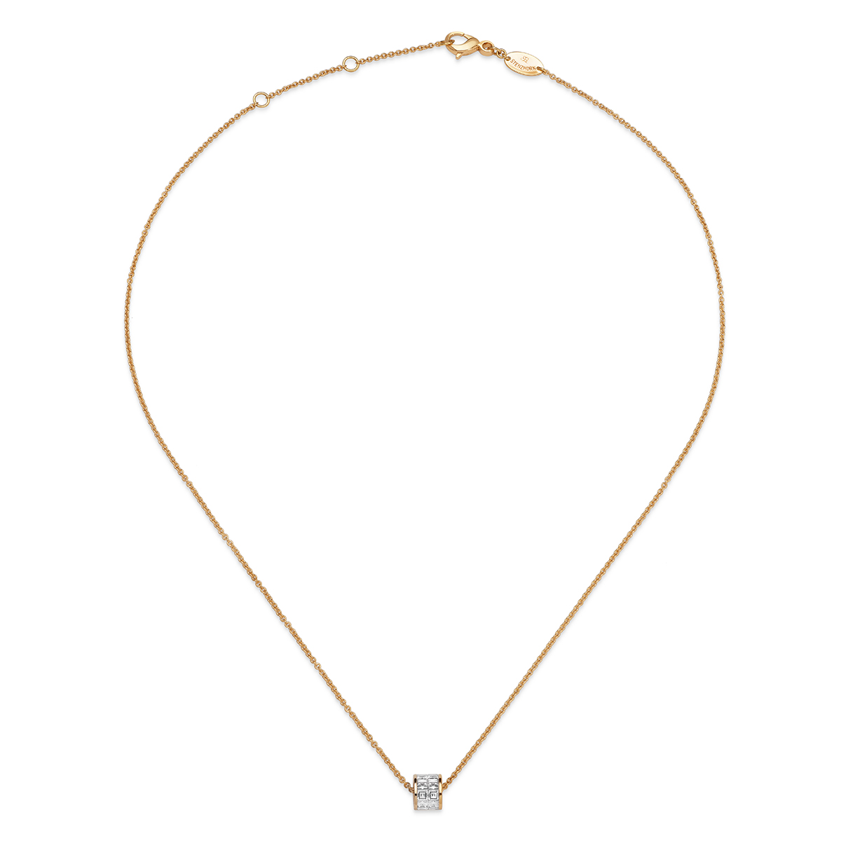 STENZHORN 18K GOLD DIAMOND NECKLACE