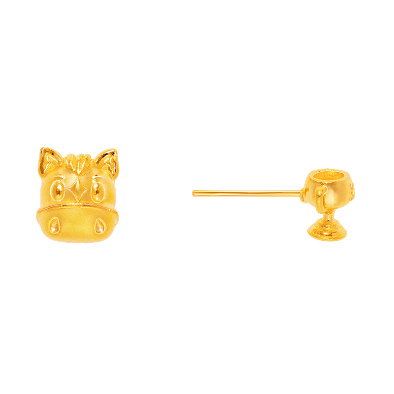 Chuk Kam Champion Racehorse Earrings