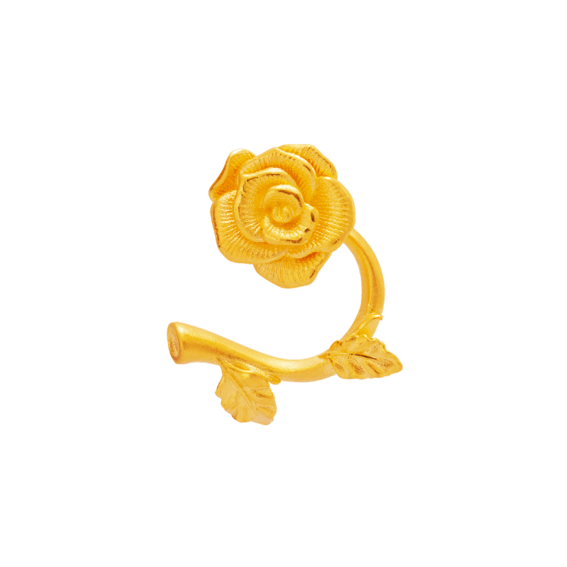 Chuk Kam Rose Earring