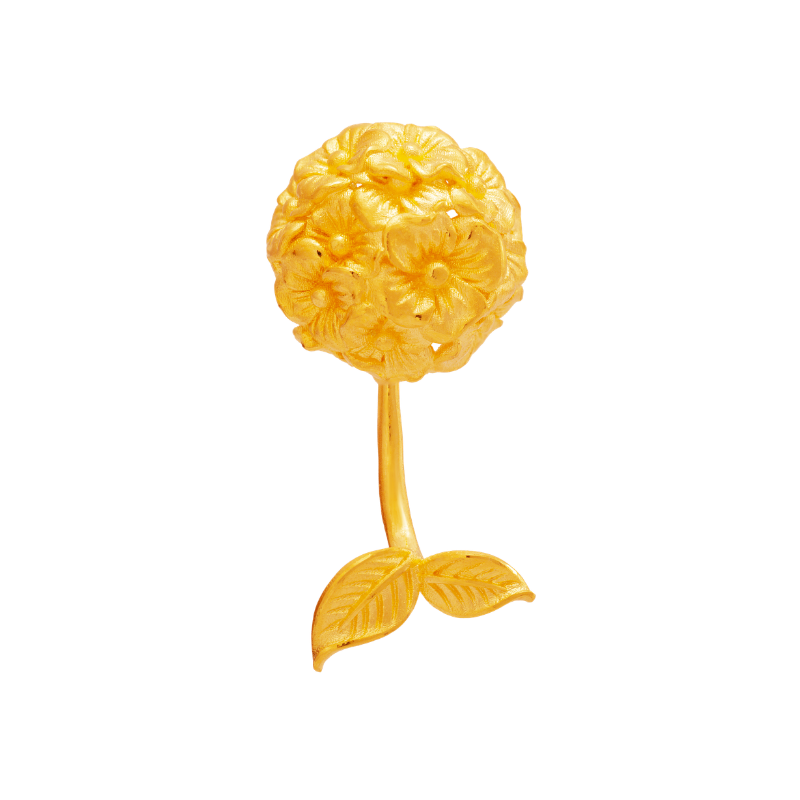 Chuk Kam Hydrangea Earring 
