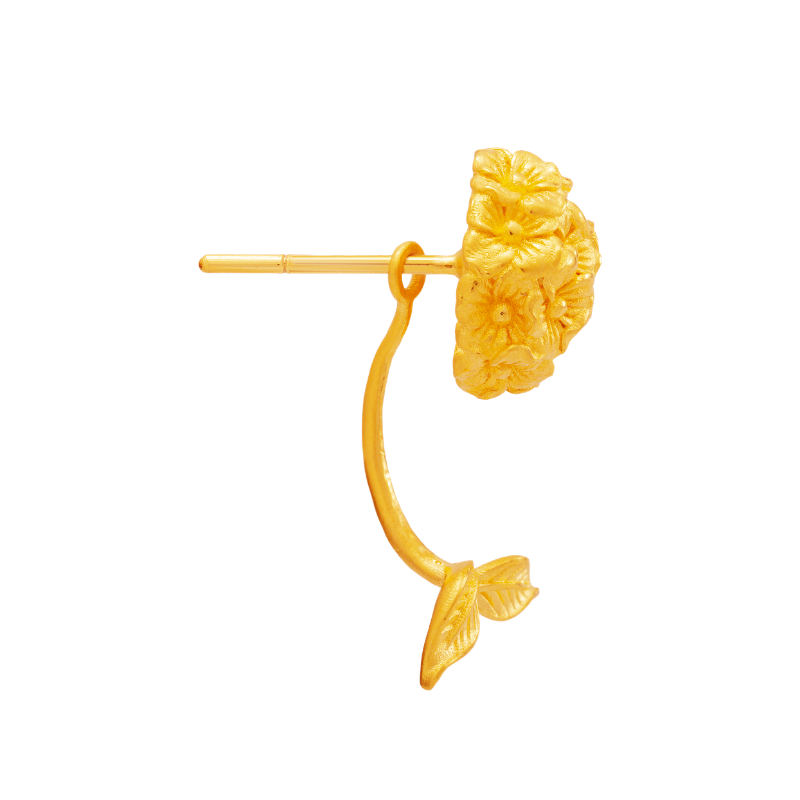 Chuk Kam Hydrangea Earring 