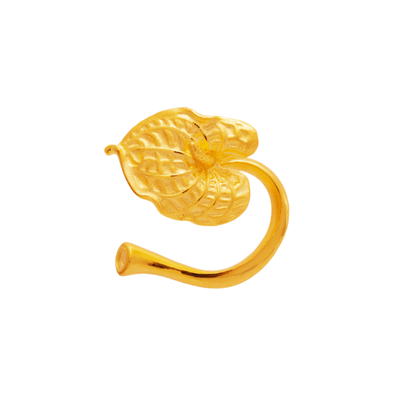 Chuk Kam Anthurium Earring 