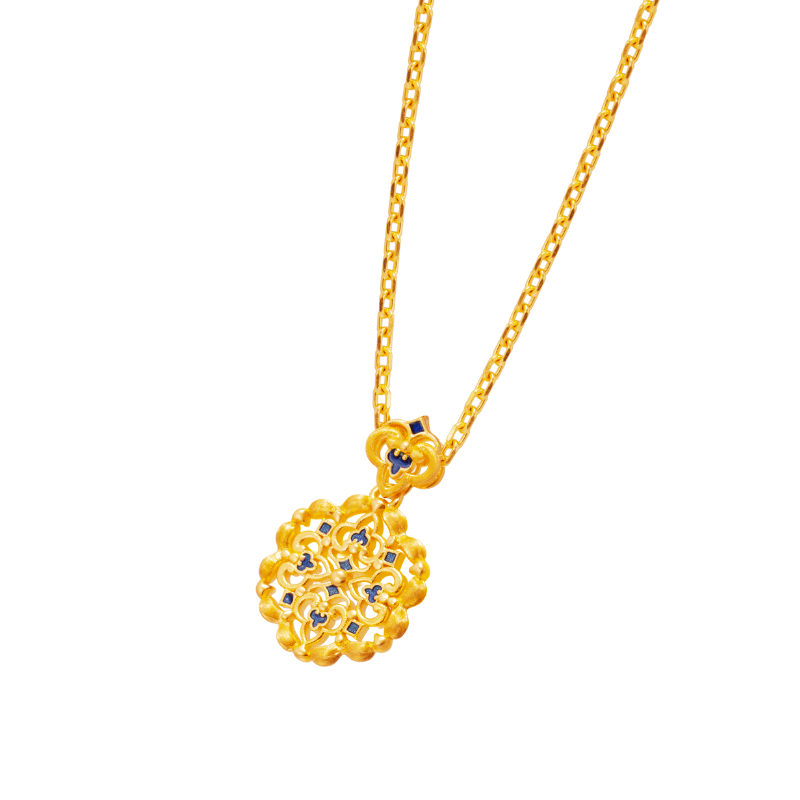 Chuk Kam Dahlia Pendant