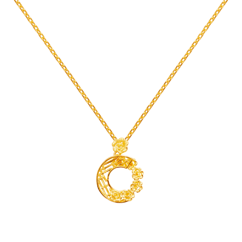 Chuk Kam Rose Pendant