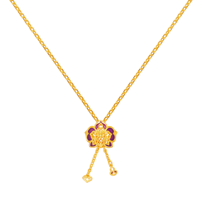 Chuk Kam Moth Orchid Pendant